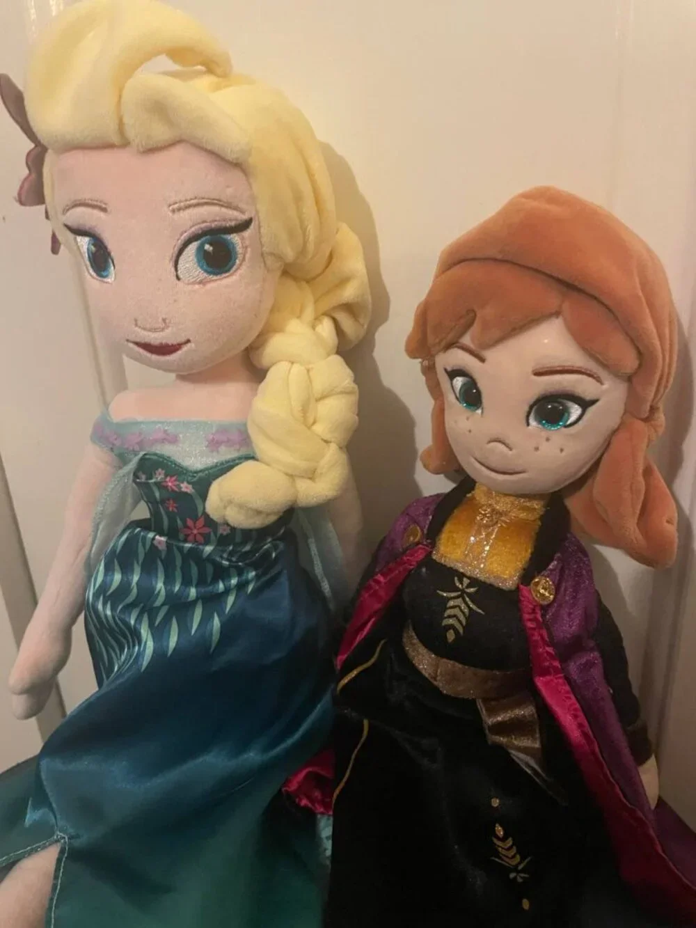 Disney Frozen Elsa & Anna Plush Doll Set | Princesscore Kidcore Sisters Ty